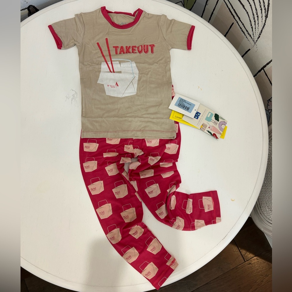 Kickee Pants Cherry Pie Takeout PJ